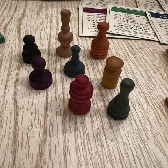 Vintage 1954 Monopoly Pieces & Parts - Picture 12 of 13